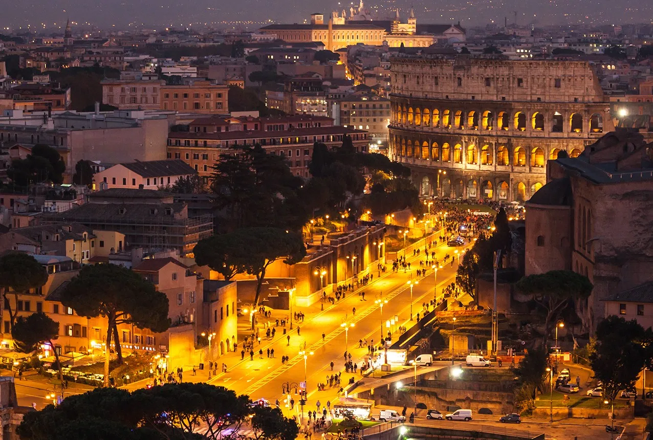Rome by night